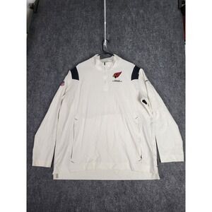 Nike Arizona‎ Cardinals NFL Pullover On-Field Jacket Half Zip Men Sz XL Football